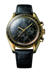 Omega Speedmaster Moonwatch 42-3694.50.00 (Black Alligator Leather Strap, Black Index Dial, Black Tachymeter Bezel) (Omega 3694.50.00)