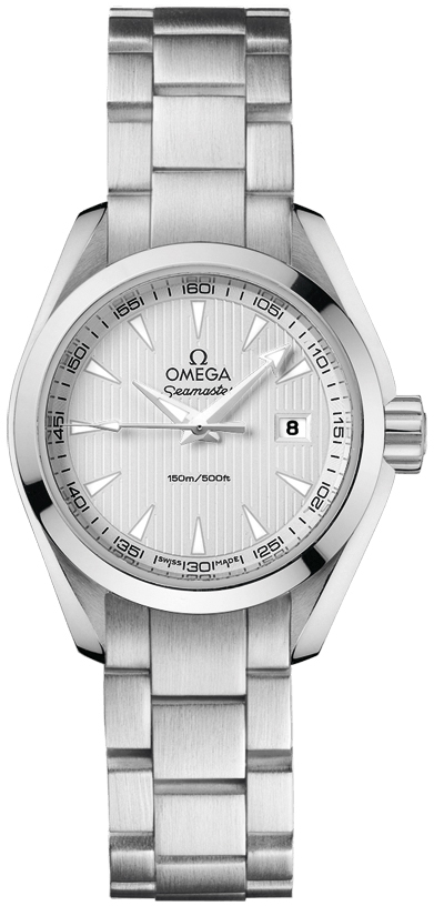 Omega Seamaster Aqua Terra 150M 30-231.10.30.60.02.001 (Stainless Steel Bracelet, Vertical-teak Silver-toned Index Dial, Stainless Steel Bezel)