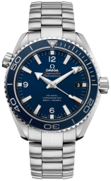 Omega Seamaster Planet Ocean 600M 42-232.90.42.21.03.001 (Titanium Bracelet, Blue Arabic/Index Dial, Rotating Blue Ceramic Bezel) (Omega 232.90.42.21.03.001)