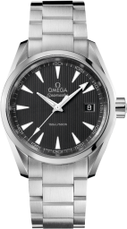 Omega Seamaster Aqua Terra 150M 38.5-231.10.39.60.06.001 (Stainless Steel Bracelet, Vertical-teak Grey Index Dial, Stainless Steel Bezel) (Omega 231.10.39.60.06.001)