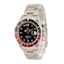 Rolex GMT-Master II 40-16710 (Oystersteel Oyster Bracelet, Black Nipple Dial, Coke Aluminum Bezel)