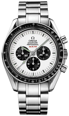 Omega Speedmaster Moonwatch 42-3569.31.00 (Stainless Steel Bracelet, Silver-toned Index Dial, Black Tachymeter Bezel)