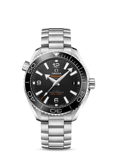 Omega Seamaster Planet Ocean 600M 39.5-215.30.40.20.01.001 (Stainless Steel Bracelet, Black Ceramic Index Dial, Rotating Black Ceramic Bezel)