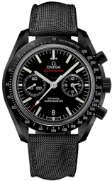 Omega Speedmaster Non-Moonwatch 44.25-311.92.44.51.01.004 (Black Leather Strap, Black Index Dial, Black Tachymeter Bezel) (Omega 311.92.44.51.01.004)