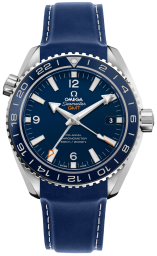 Omega Seamaster Planet Ocean 600M 43.5-232.92.44.22.03.001 (Blue Rubber Strap, Blue Arabic/Index Dial, Rotating Blue Ceramic Bezel) (Omega 232.92.44.22.03.001)