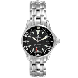 Omega Seamaster Diver 300M 28-2282.50.00 (Stainless Steel Bracelet, Wave-embossed Black Index Dial, Rotating Black Ceramic Bezel) (Omega 2282.50.00)