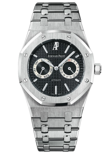 Audemars Piguet Royal Oak 39-26330ST.OO.1220ST.01 (Stainless Steel Bracelet, Grande Tapisserie Black Index Dial, Stainless Steel Smooth Bezel)