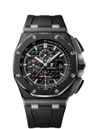 Audemars Piguet Royal Oak Offshore 44-26402CE.OO.A002CA.02 (Black Rubber Strap, Méga Tapisserie Black Index Dial, Black Ceramic Smooth Bezel) (26402CE.OO.A002CA.02)