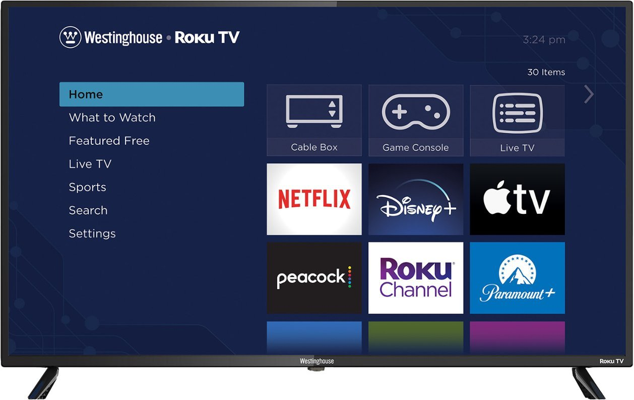 Westinghouse 43" 4K UHD Smart Roku TV with HDR